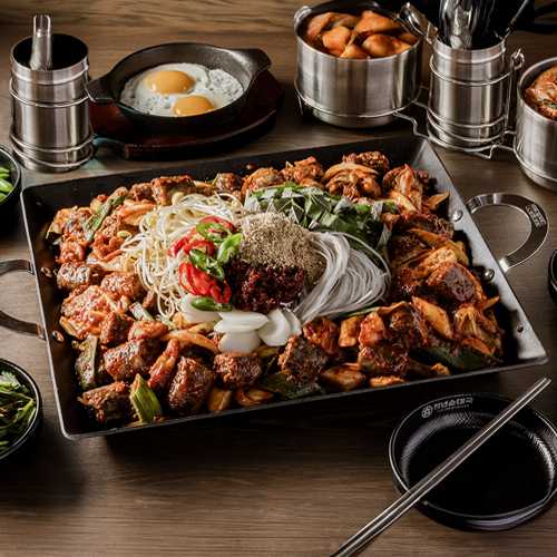 순대철판볶음