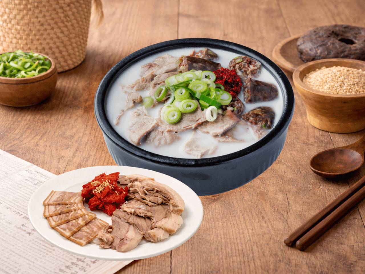 머릿고기정식
