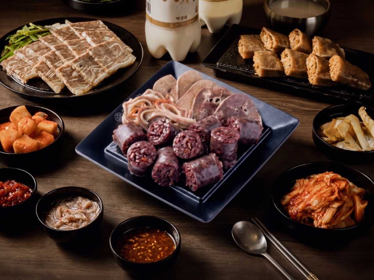찰순대모듬