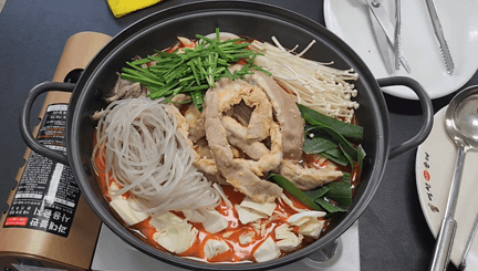 붓고