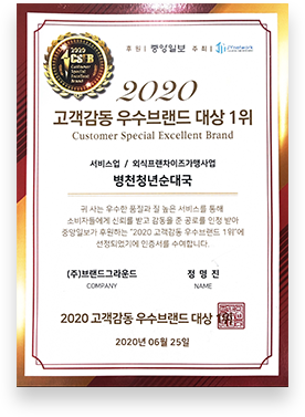 2022 올해의 우수브랜드 대상 1위